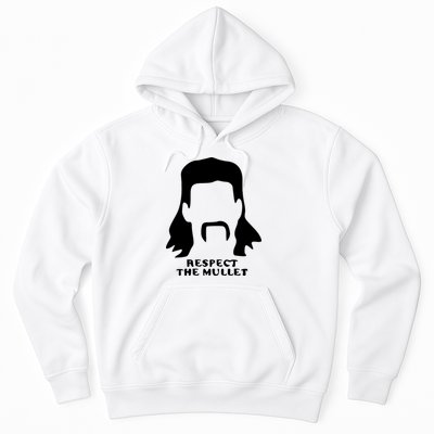 Respect The Mullet It's Mullet Time Funny Redneck Mullet Hoodie
