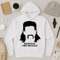 Respect The Mullet It's Mullet Time Funny Redneck Mullet Hoodie