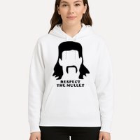 Respect The Mullet It's Mullet Time Funny Redneck Mullet Hoodie