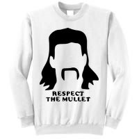 Respect The Mullet It's Mullet Time Funny Redneck Mullet Sweatshirt