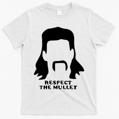 Respect The Mullet It's Mullet Time Funny Redneck Mullet T-Shirt