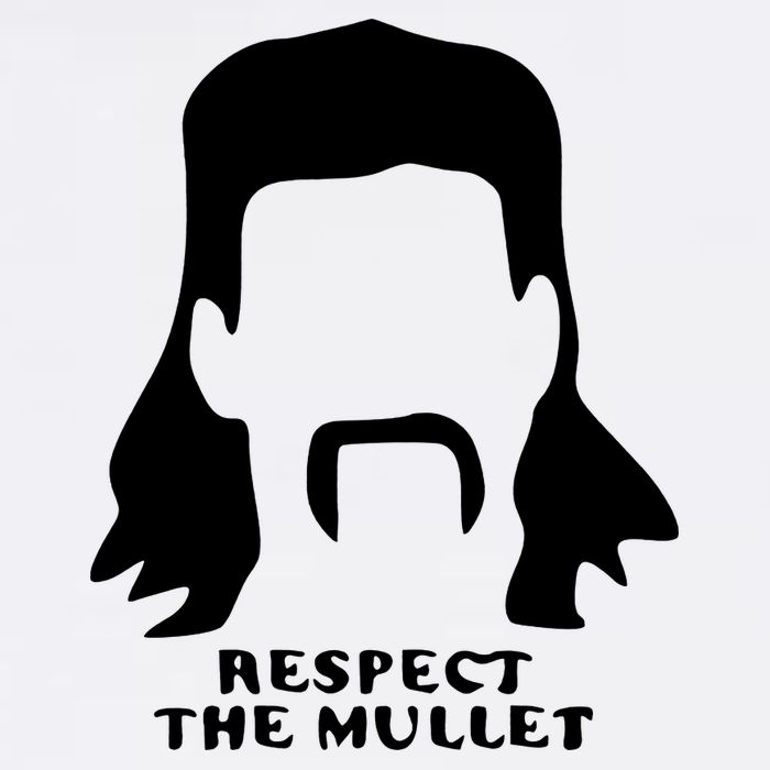 Respect The Mullet It's Mullet Time Funny Redneck Mullet T-Shirt