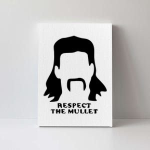 Respect The Mullet It's Mullet Time Funny Redneck Mullet Canvas