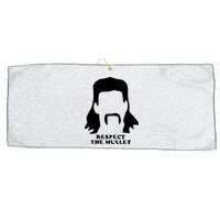 Respect The Mullet It's Mullet Time Funny Redneck Mullet Large Microfiber Waffle Golf Towel