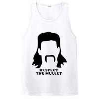 Respect The Mullet It's Mullet Time Funny Redneck Mullet PosiCharge Competitor Tank