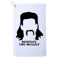 Respect The Mullet It's Mullet Time Funny Redneck Mullet Golf Towel