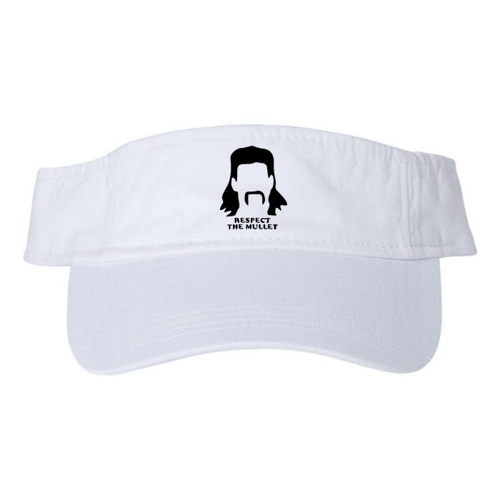 Respect The Mullet It's Mullet Time Funny Redneck Mullet Visor