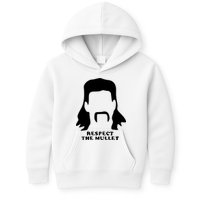 Respect The Mullet It's Mullet Time Funny Redneck Mullet Kids Hoodie