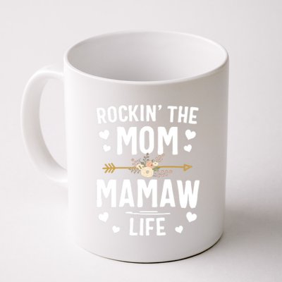 Rockin' The Mom And Mamaw Life Mothers Day Gift Coffee Mug