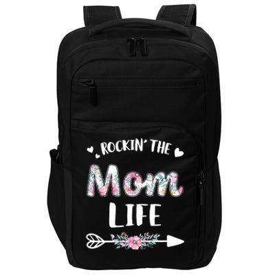 Rockin' The Mom Life Proud Grandma Mothers Day Funny Gift Impact Tech Backpack