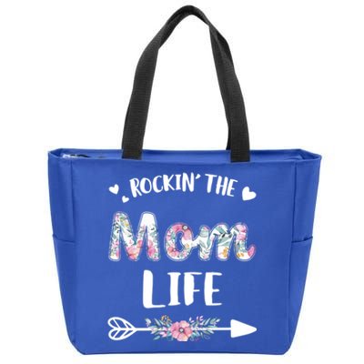 Rockin' The Mom Life Proud Grandma Mothers Day Funny Gift Zip Tote Bag