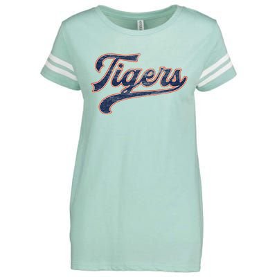 Retro Tigers Nickname Enza Ladies Jersey Football T-Shirt