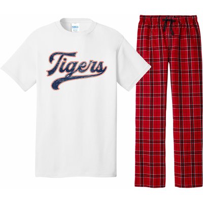 Retro Tigers Nickname Pajama Set