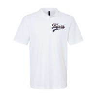 Retro Tigers Nickname Softstyle Adult Sport Polo