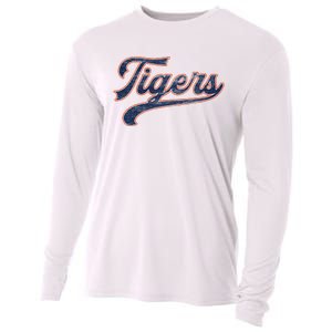 Retro Tigers Nickname Cooling Performance Long Sleeve Crew