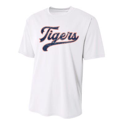 Retro Tigers Nickname Performance Sprint T-Shirt