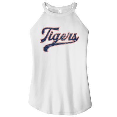 Retro Tigers Nickname Women’s Perfect Tri Rocker Tank