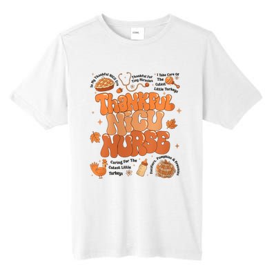 Retro Thanksgiving Nicu Nurse Autumn Thankful Nicu Nurse Tall Fusion ChromaSoft Performance T-Shirt