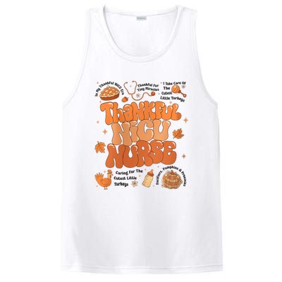 Retro Thanksgiving Nicu Nurse Autumn Thankful Nicu Nurse PosiCharge Competitor Tank