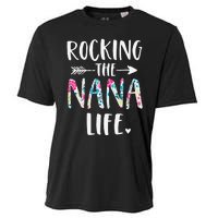 Rocking The Nana Life New Grandma Granny To Be Gigi Mimi Cooling Performance Crew T-Shirt