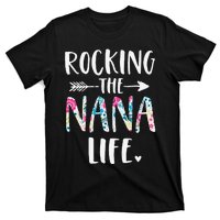 Rocking The Nana Life New Grandma Granny To Be Gigi Mimi T-Shirt