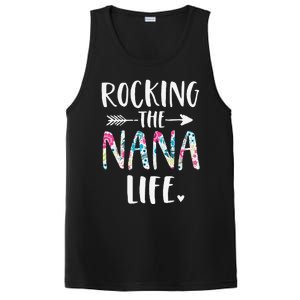 Rocking The Nana Life New Grandma Granny To Be Gigi Mimi PosiCharge Competitor Tank