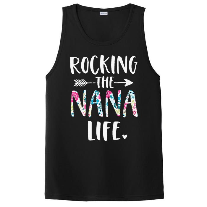 Rocking The Nana Life New Grandma Granny To Be Gigi Mimi PosiCharge Competitor Tank