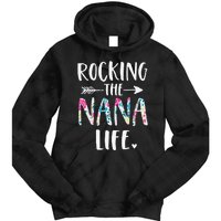 Rocking The Nana Life New Grandma Granny To Be Gigi Mimi Tie Dye Hoodie