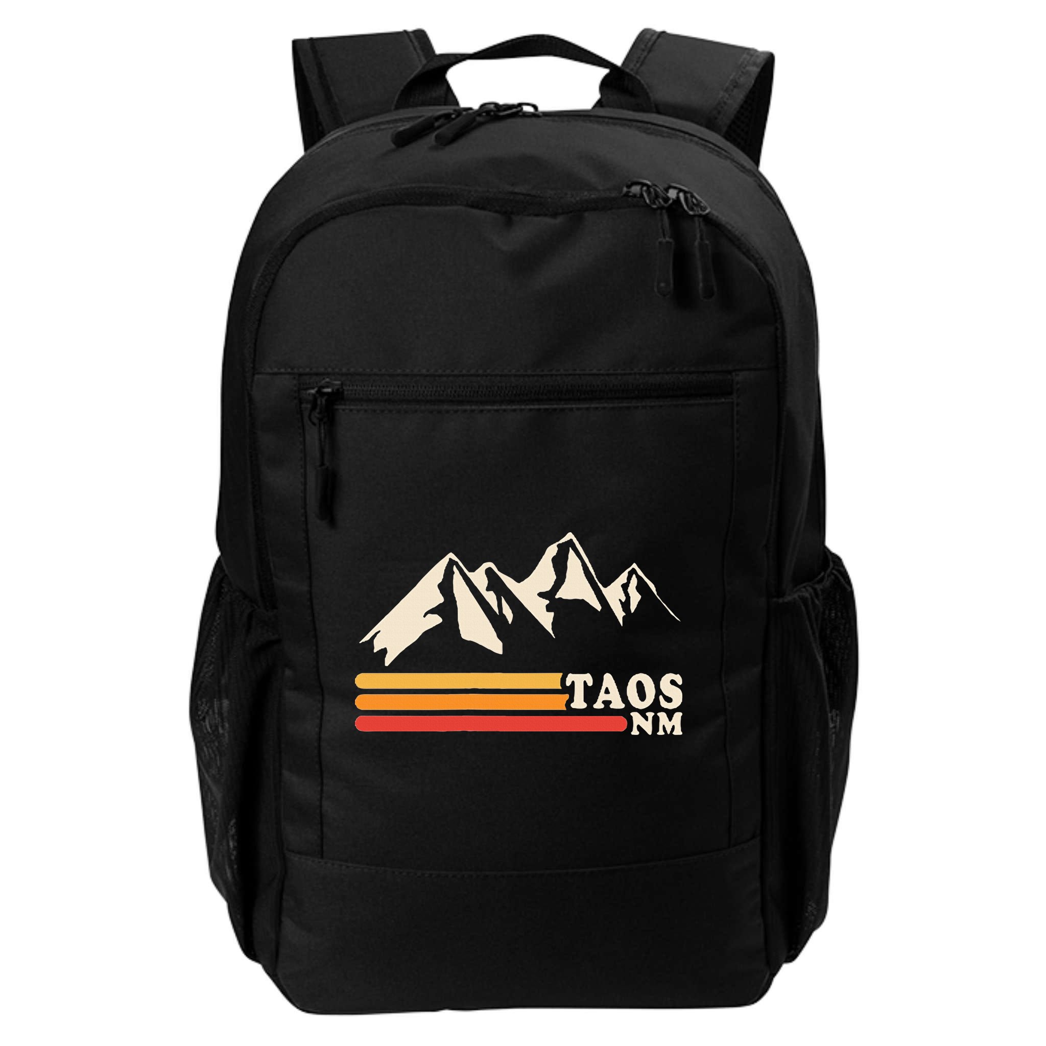 Retro Taos New Mexico Nm Mountains Ski Backpack