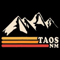 Retro Taos New Mexico Nm Mountains Ski Womens T-Shirt