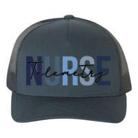 Retro Telemetry Nurse Print For Nursing Student Yupoong Adult 5-Panel Trucker Hat