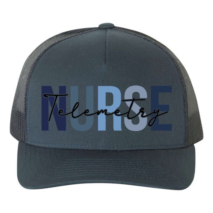 Retro Telemetry Nurse Print For Nursing Student Yupoong Adult 5-Panel Trucker Hat