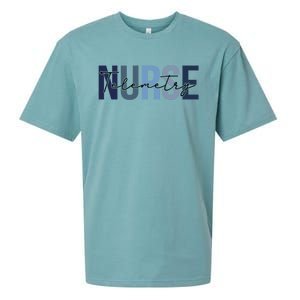 Retro Telemetry Nurse Print For Nursing Student Sueded Cloud Jersey T-Shirt