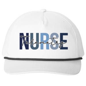 Retro Telemetry Nurse Print For Nursing Student Snapback Five-Panel Rope Hat