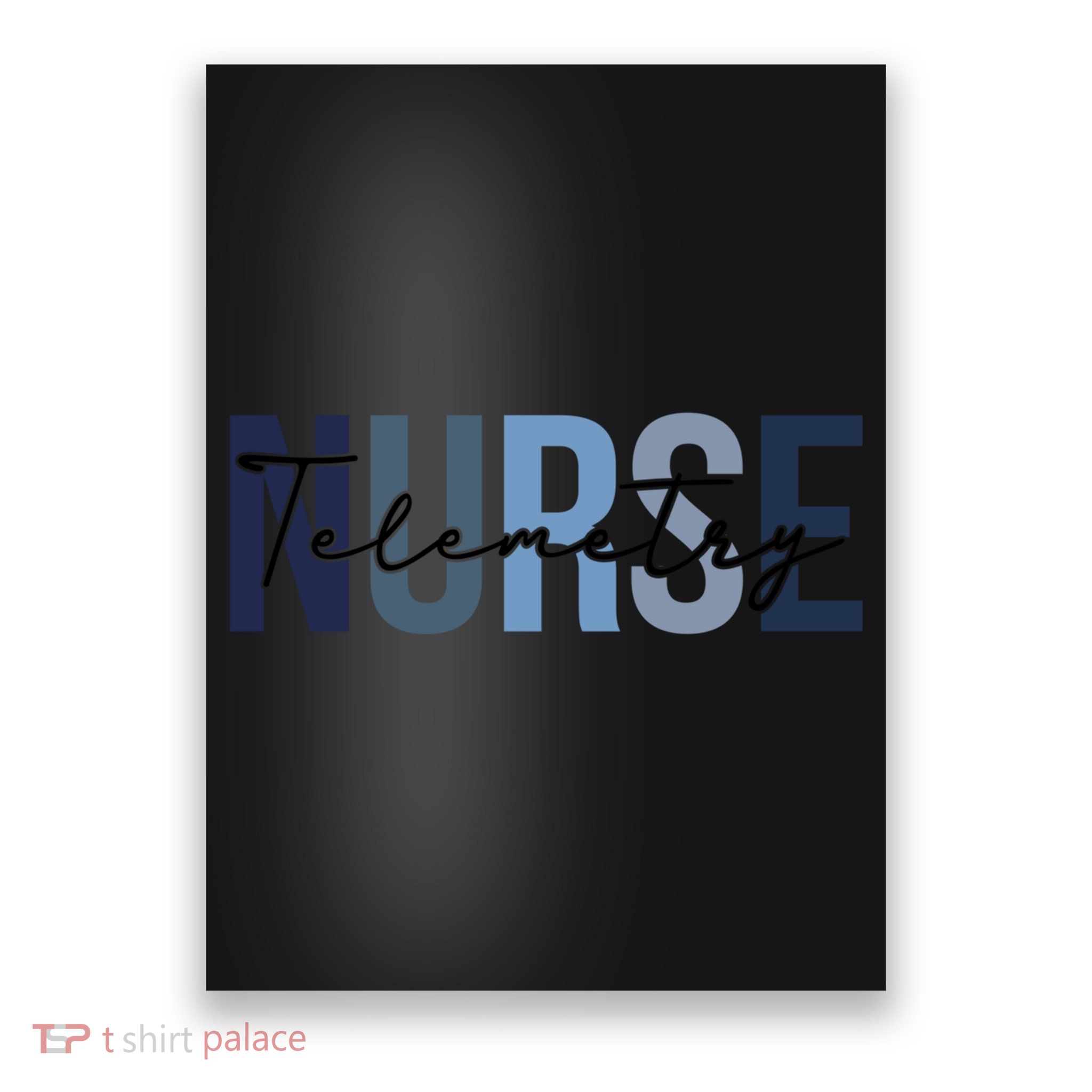 Retro Telemetry Nurse Print For Nursing Student Poster