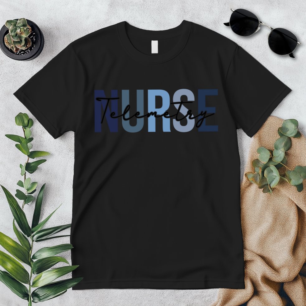 Retro Telemetry Nurse Print For Nursing Student Premium T-Shirt