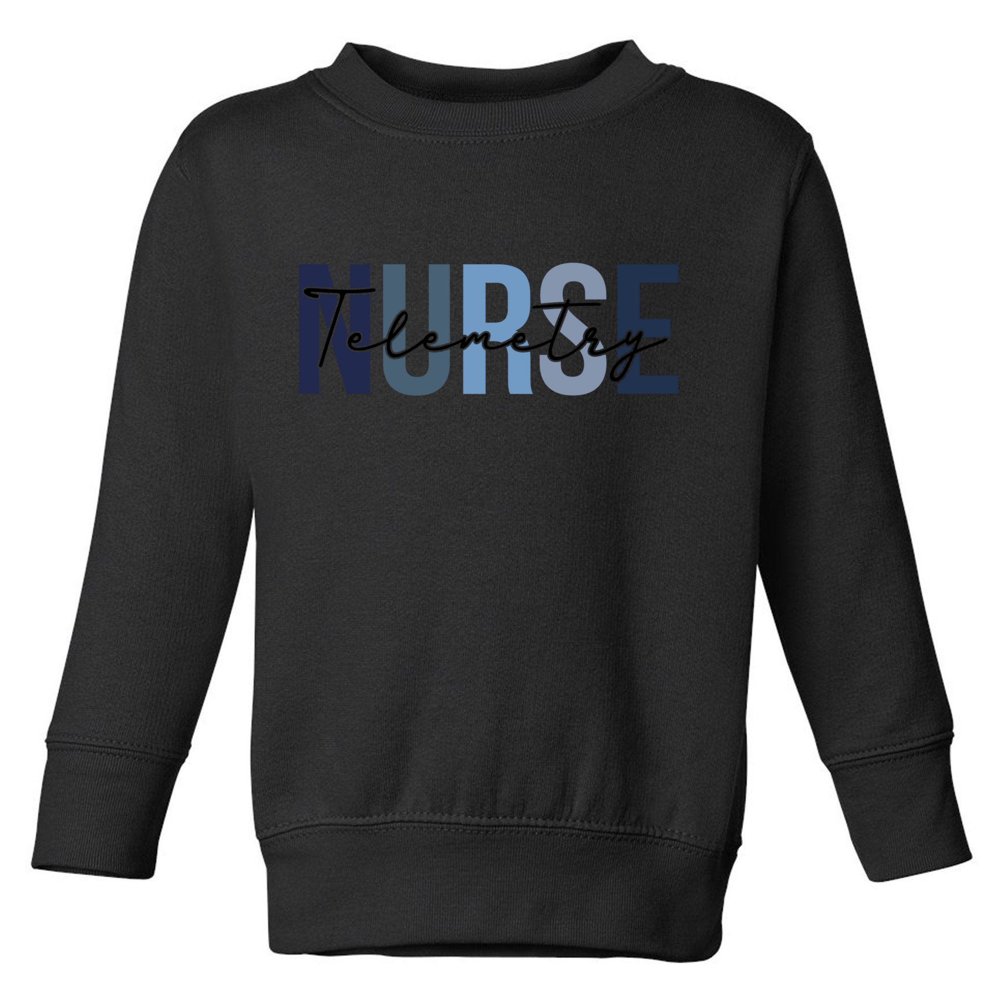 Retro Telemetry Nurse Print For Nursing Student Toddler Sweatshirt