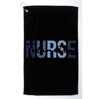 Retro Telemetry Nurse Print For Nursing Student Golf Towel