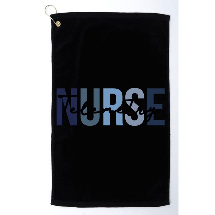 Retro Telemetry Nurse Print For Nursing Student Golf Towel