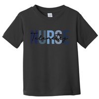 Retro Telemetry Nurse Print For Nursing Student Toddler T-Shirt