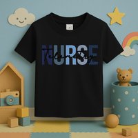 Retro Telemetry Nurse Print For Nursing Student Toddler T-Shirt