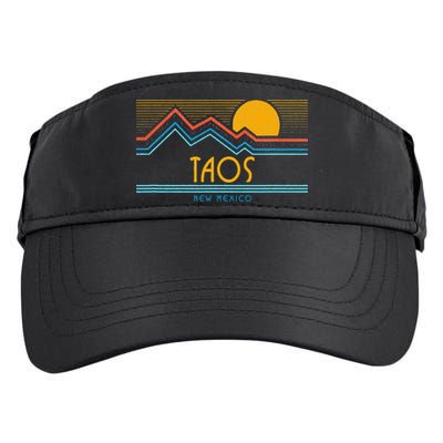 Retro Taos New Mexico Adult Drive Performance Visor