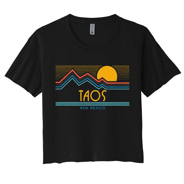 Retro Taos New Mexico Crop Top