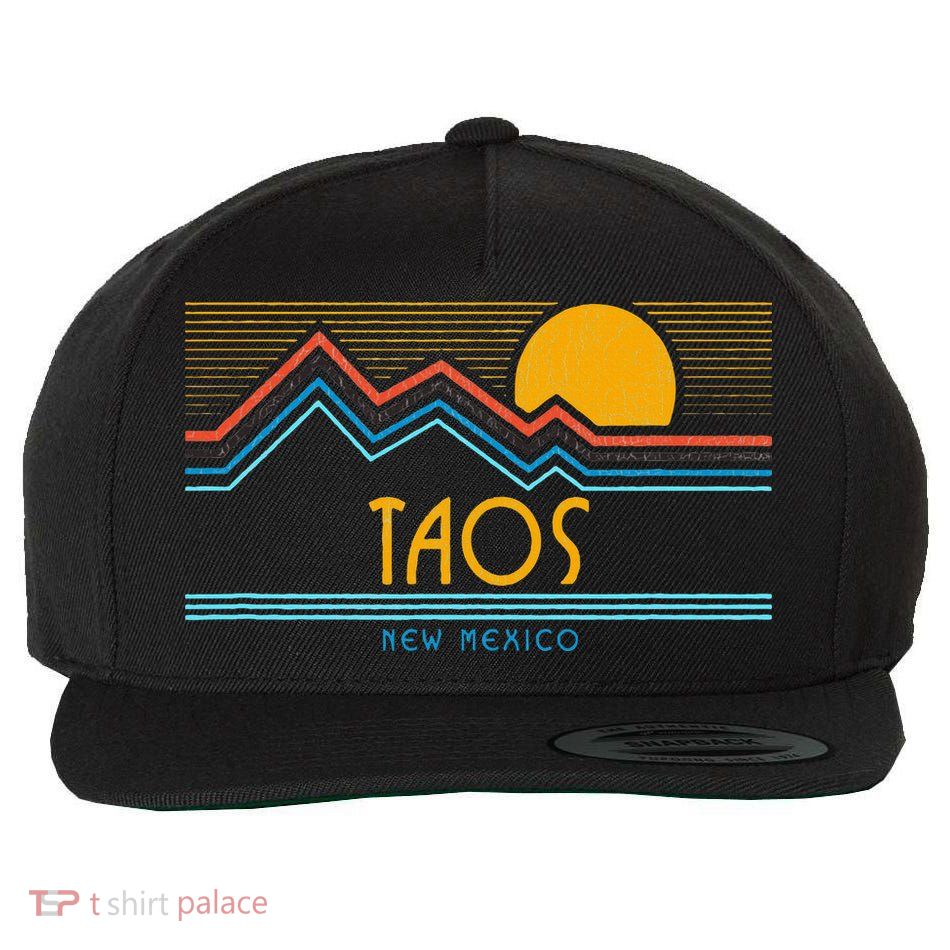 Retro Taos New Mexico Wool Snapback Cap