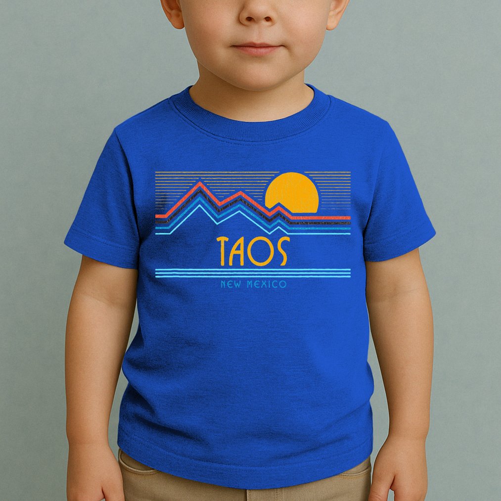 Retro Taos New Mexico Toddler T-Shirt