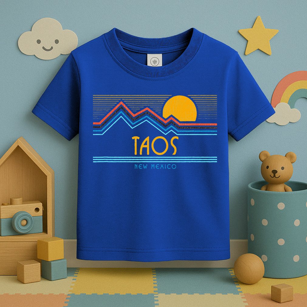 Retro Taos New Mexico Toddler T-Shirt
