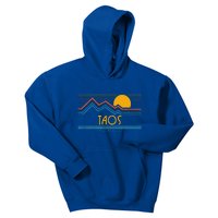 Retro Taos New Mexico Kids Hoodie