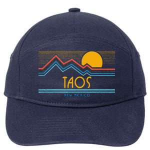 Retro Taos New Mexico 7-Panel Snapback Hat