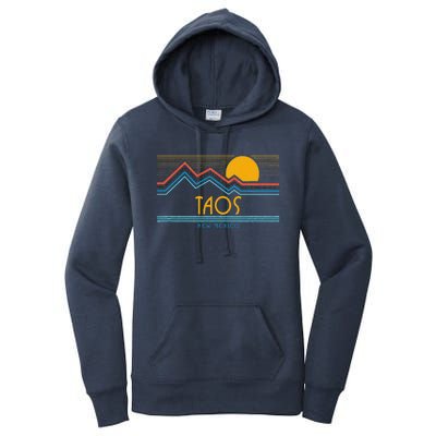 Retro Taos New Mexico Women's Pullover Hoodie