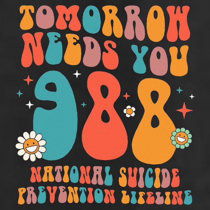 Retro Tomorrow Needs You 988 Suicide Prevention Awareness Cool Comfort Performance Bucket Hat